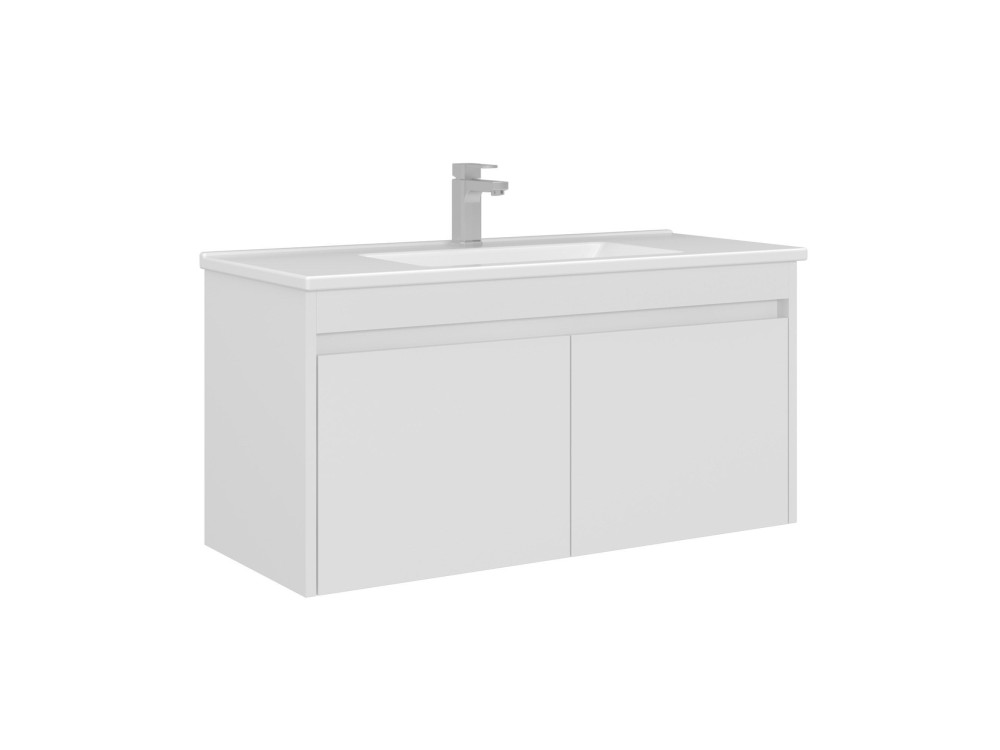 Mobile lavabo "Arno 100" - 100 x 45 x 52 cm - Bianco