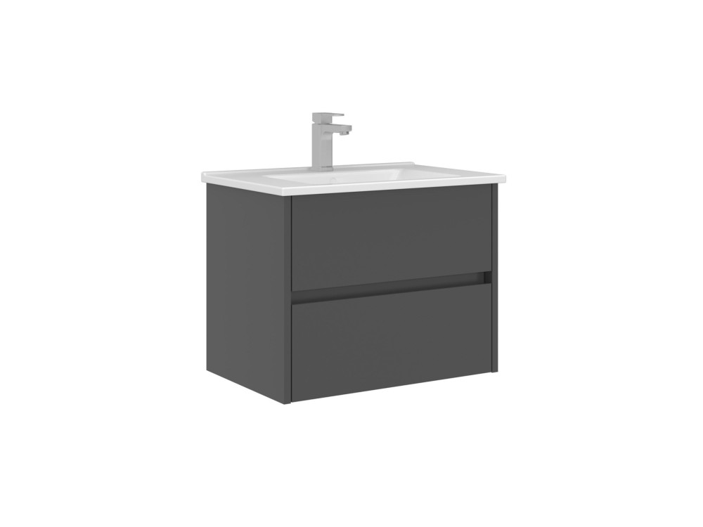 Mobile lavabo "Arno 65" - 65 x 45 x 52 cm - Antracite