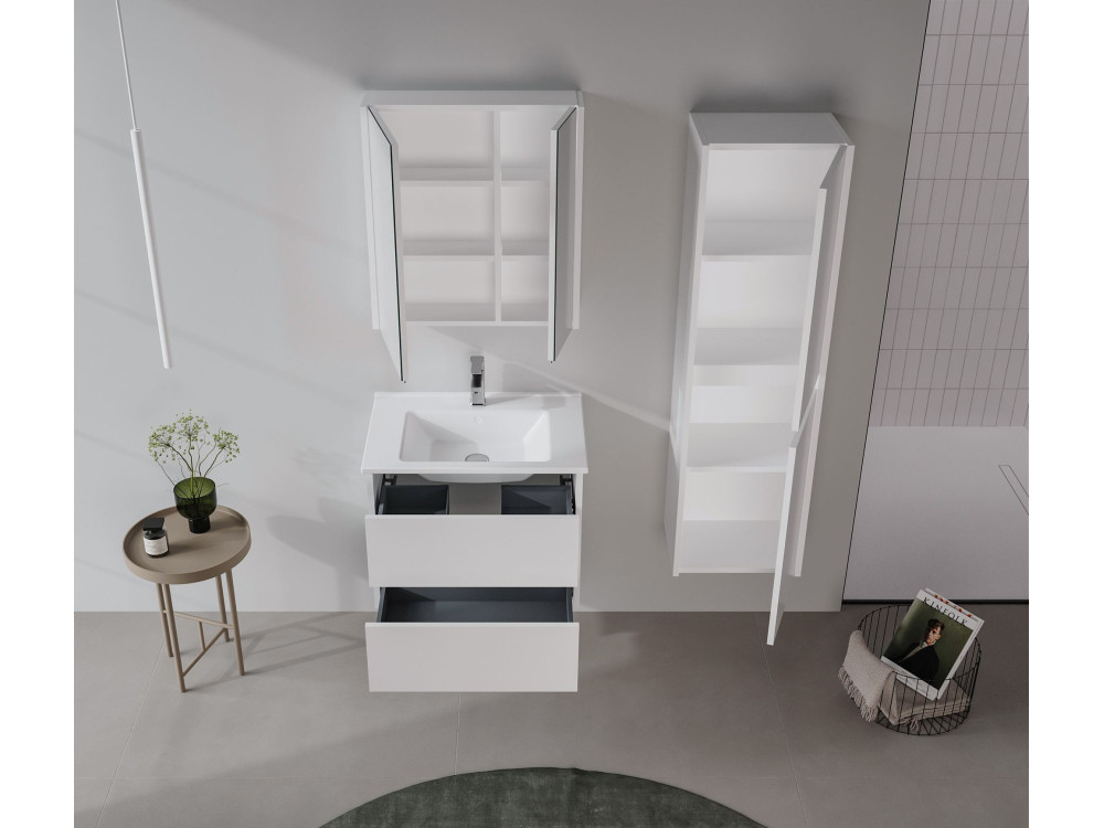 Mobile lavabo "Arno 65" - 65 x 45 x 52 cm - Bianco