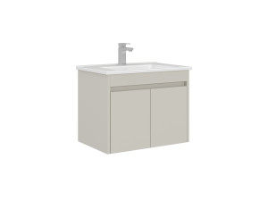 Mobile lavabo "Arno 65" - 65 x 45 x 52 cm - Cashmere