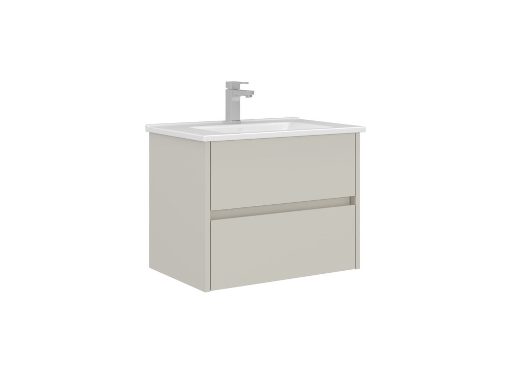 Mobile lavabo "Arno 65" - 65 x 45 x 52 cm - Cashmere