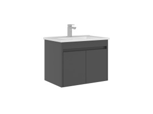Mobile lavabo "Arno 65" - 65 x 45 x 52 cm - Antracite