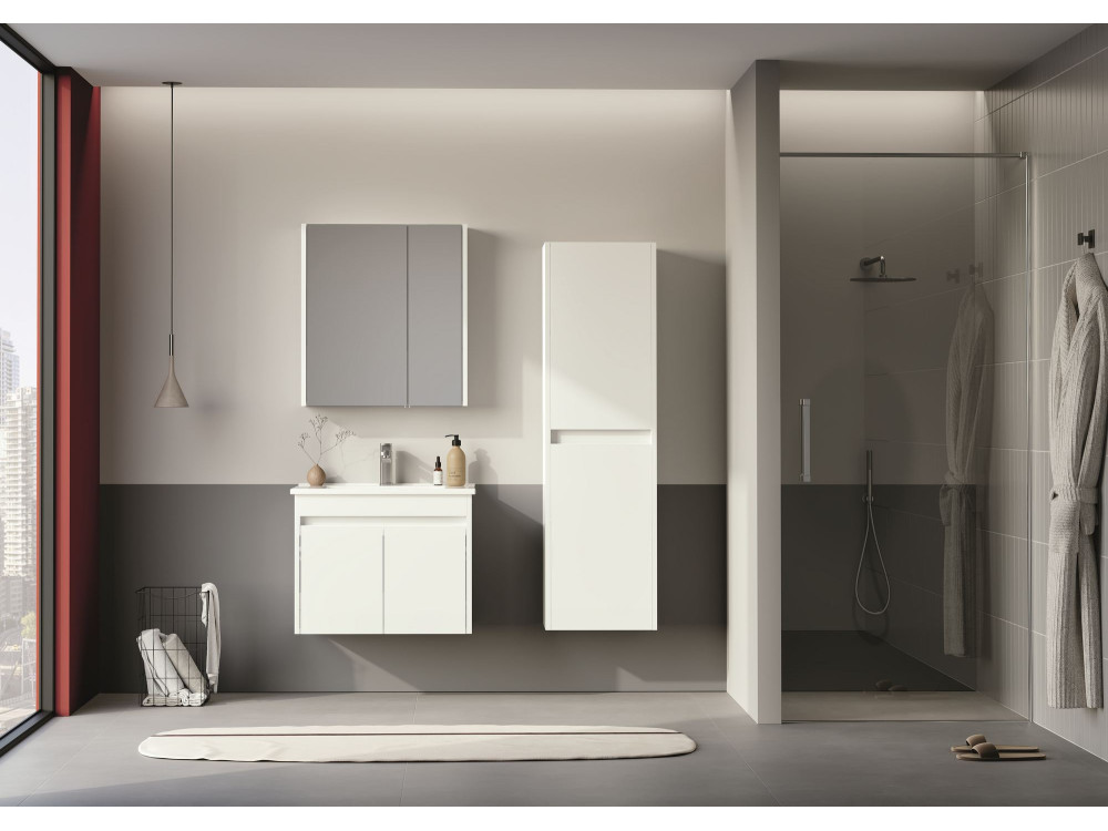 Mobile lavabo "Arno 65" - 65 x 45 x 52 cm - Bianco