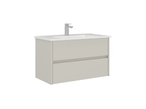 Mobile lavabo "Arno 85" - 85 x 45 x 52 cm - Cashmere