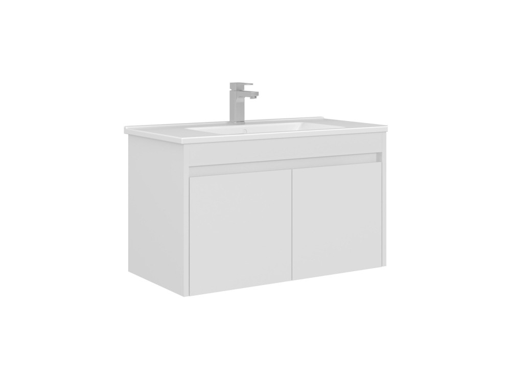 Mobile lavabo "Arno 85" - 85 x 45 x 52 cm - Bianco