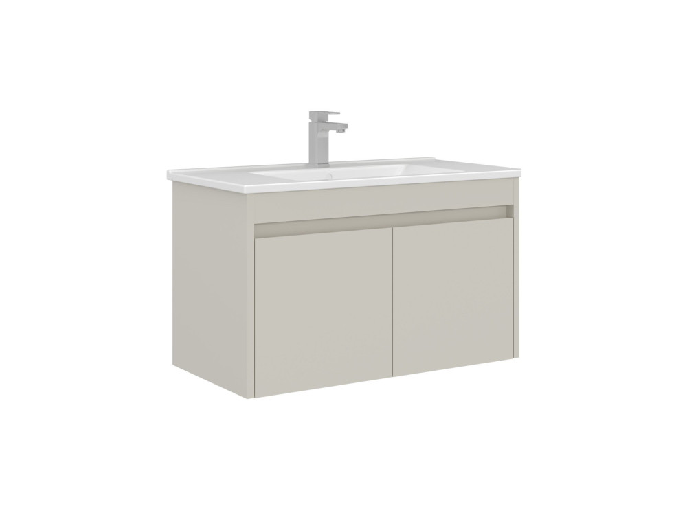 Mobile lavabo "Arno 85" - 85 x 45 x 52 cm - Cashmere