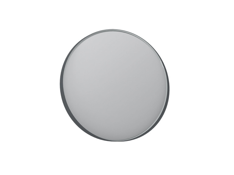 Specchio decorativo in legno "Moonlight 90 v2" - 90 x 7 x 90 cm - Antracite opaco