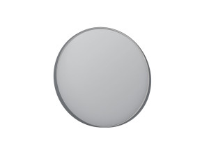 Specchio decorativo in legno "Moonlight 90 v2" - 90 x 7 x 90 cm - Grigio opaco