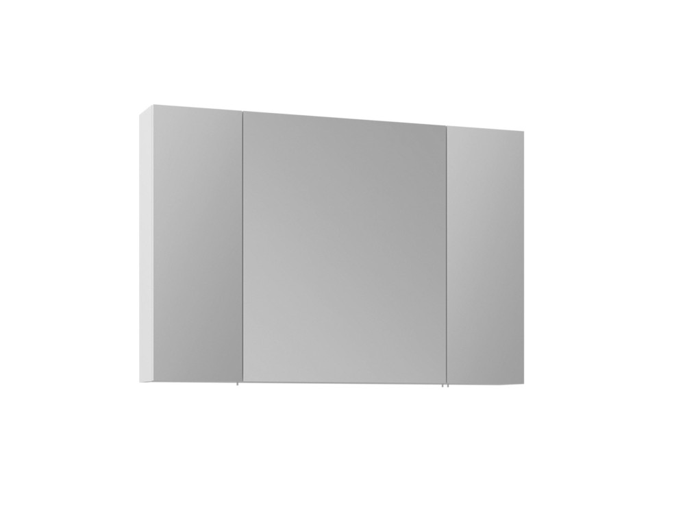 Mobile da bagno con specchio "Nuvola 100 v2" - 97 x 16 x 66 cm - Bianco