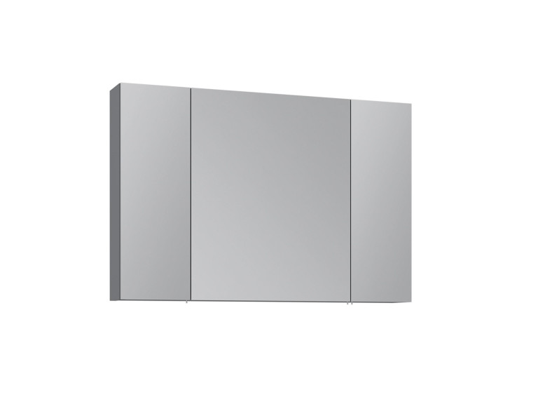 Mobile da bagno con specchio "Nuvola 100 v2" - 97 x 16 x 66 cm - Grigio