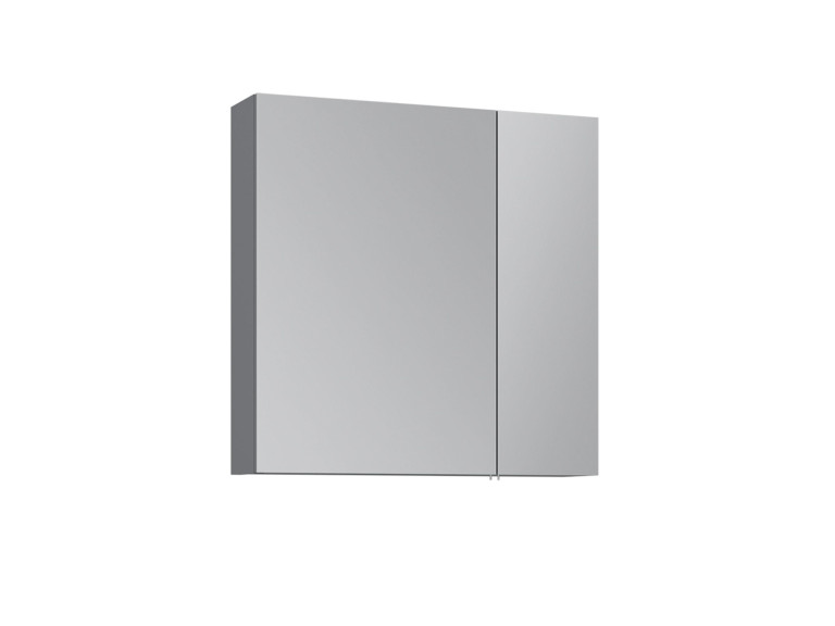 Mobile da bagno con specchio "Nuvola 60 v2" - 66 x 16 x 60 cm - Grigio