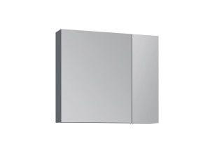 Mobile da bagno con specchio "Nuvola 80 v2" - 75 x 16 x 66 cm - Antracite