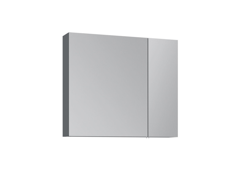 Mobile da bagno con specchio "Nuvola 80 v2" - 75 x 16 x 66 cm - Antracite