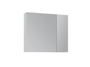 Mobile da bagno con specchio "Nuvola 80 v2" - 75 x 16 x 66 cm - Cashmere