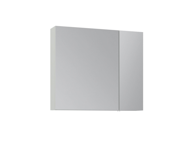 Mobile da bagno con specchio "Nuvola 80 v2" - 75 x 16 x 66 cm - Cashmere