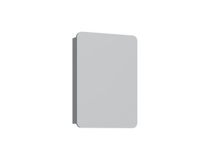 Mobile da bagno con specchio "Orbit 50" - 50 x 16 x 71 cm - Grigio