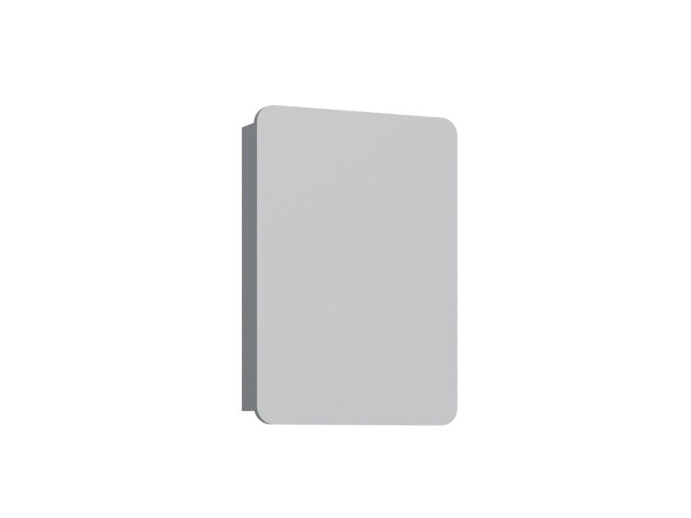 Mobile da bagno con specchio "Orbit 50" - 50 x 16 x 71 cm - Grigio