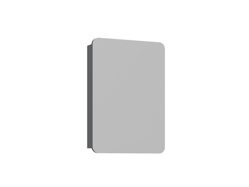 Mobile da bagno con specchio "Orbit 50" - 50 x 16 x 71 cm - Antracite