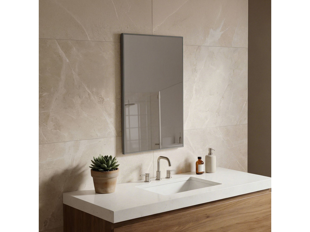 Specchio decorativo in legno "Purus 55" -  cm - Trasparente