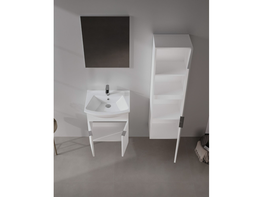 Specchio decorativo in legno "Purus 55" -  cm - Trasparente