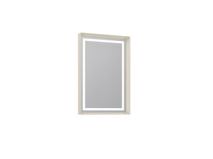 Specchio decorativo in legno "Craft 60 x 90 v2" - 60 x 10 x 90 cm - Matte Mink