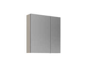Mobile da bagno con specchio "Desna 60" - 60 x 16 x 66 cm - Sabbia