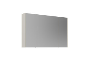 Mobile da bagno con specchio "Arno 100" - 100 x 16 x 66 cm - Cashmere