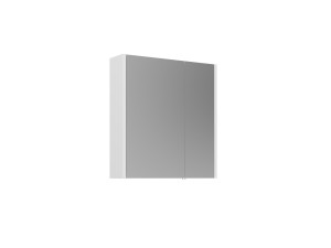 Mobile da bagno con specchio "Arno 60" - 60 x 16 x 66 cm - Bianco