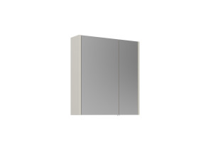 Mobile da bagno con specchio "Arno 60" - 60 x 16 x 66 cm - Cashmere