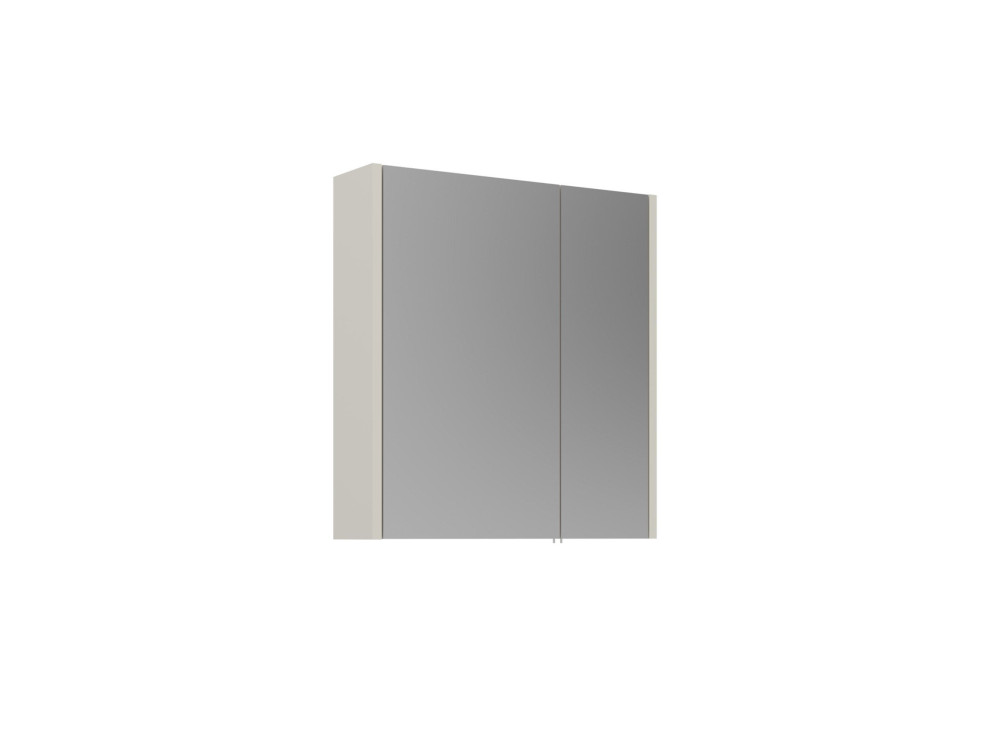 Mobile da bagno con specchio "Arno 60" - 60 x 16 x 66 cm - Cashmere