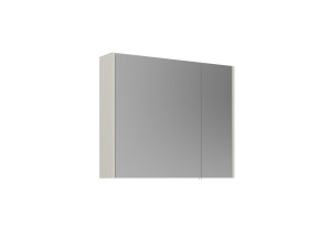 Mobile da bagno con specchio "Arno 80" - 79 x 16 x 66 cm - Cashmere