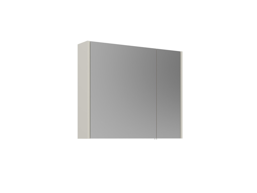 Mobile da bagno con specchio "Arno 80" - 79 x 16 x 66 cm - Cashmere