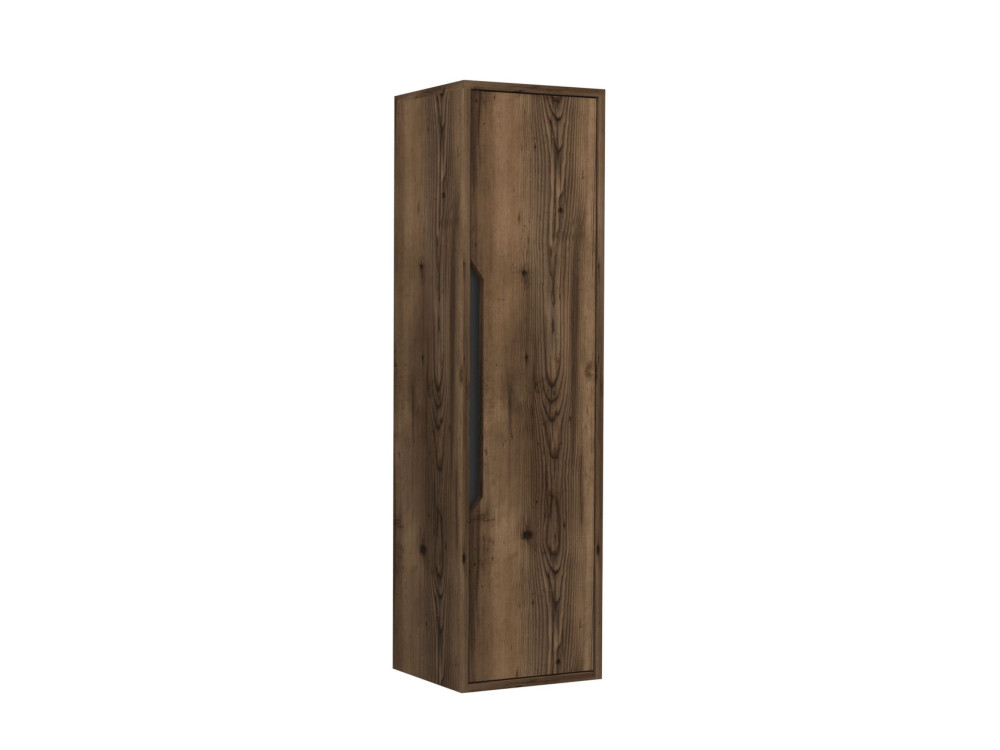 Mobile da bagno "Galia 40" - 40 x 30 x 138 cm - Noce scuro