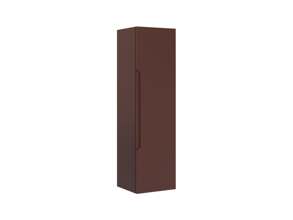 Mobile da bagno "Messina 40" - 40 x 32 x 138 cm - Rosso opaco