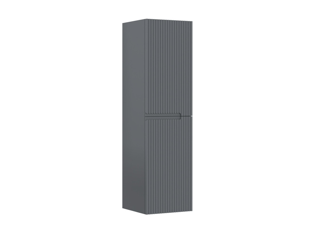 Mobile da bagno "Moonlight 40" - 40 x 27 x 138 cm - Grigio opaco
