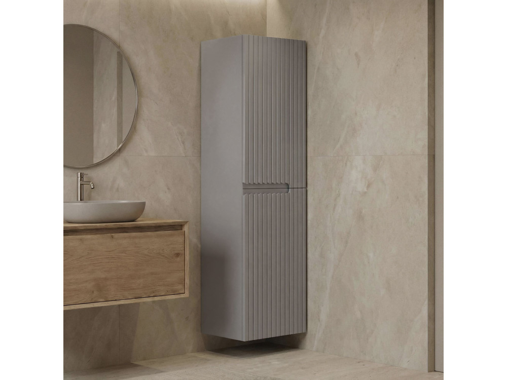 Mobile da bagno "Moonlight 40" - 40 x 27 x 138 cm - Matte Mink