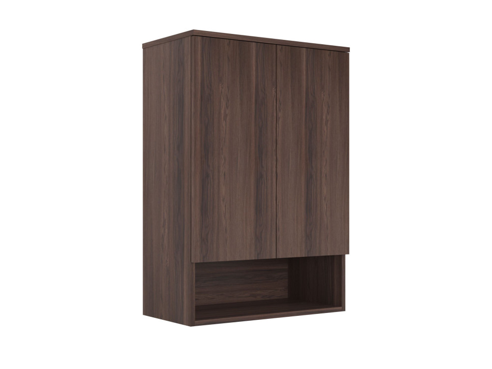 Mobile da bagno "Bosco Lume 70" - 70 x 36 x 100 cm - Noce scuro