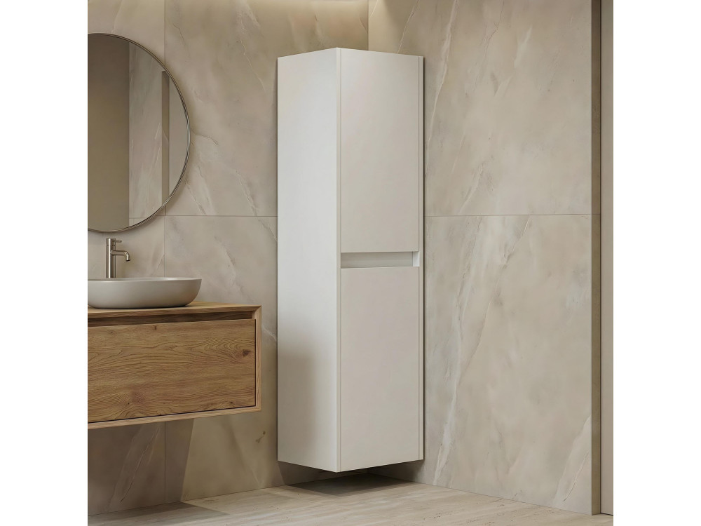 Mobile da bagno "Arno 40" - 40 x 27 x 138 cm - Bianco