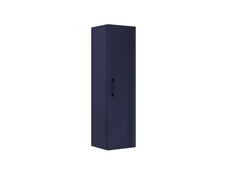 Mobile da bagno "Bari 40" - 40 x 32 x 138 cm - Blu navy opaco