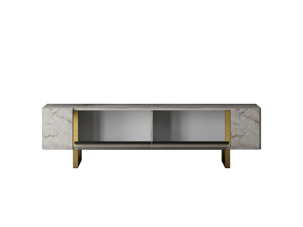 Porta TV in legno "Yildiz" - 180 x 30 x 50 cm - TravertinOr