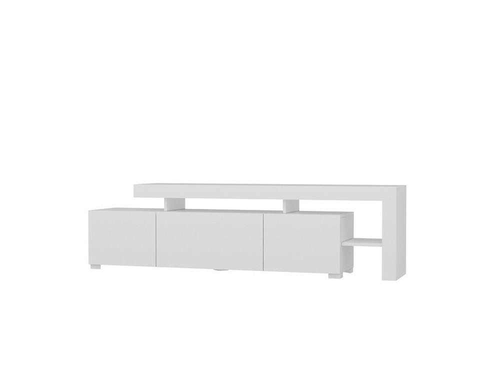 Porta TV in legno "Beliz" 192 x 37 x 53 cm - Bianco