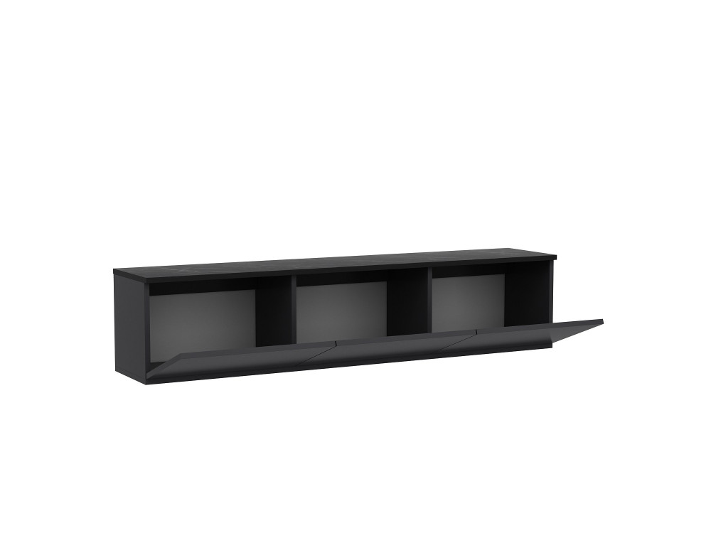 Porta TV in legno "Neon" - 160 x 32 x 35 cm - Antracite