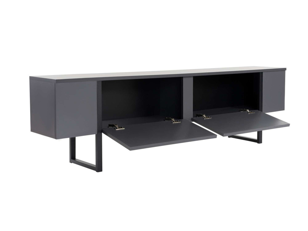 Mobile TV in legno "Serenity" 180 x 30 x 50 cm - Antracite