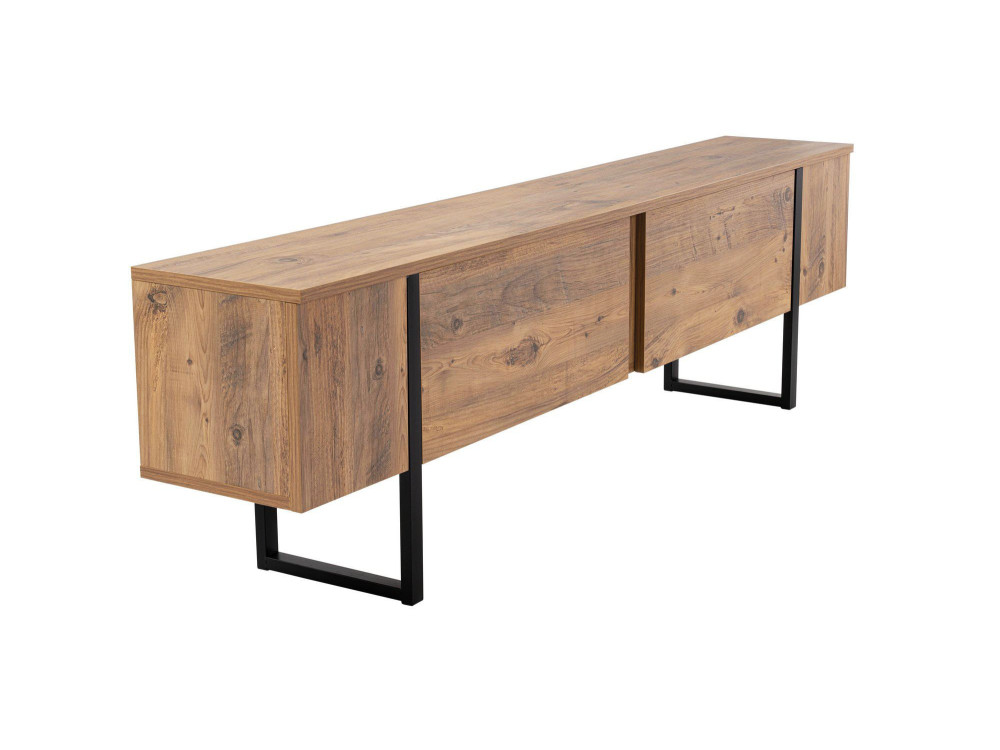 Mobile TV in legno "Serenity" 180 x 30 x 50 cm - Pino Atlantico