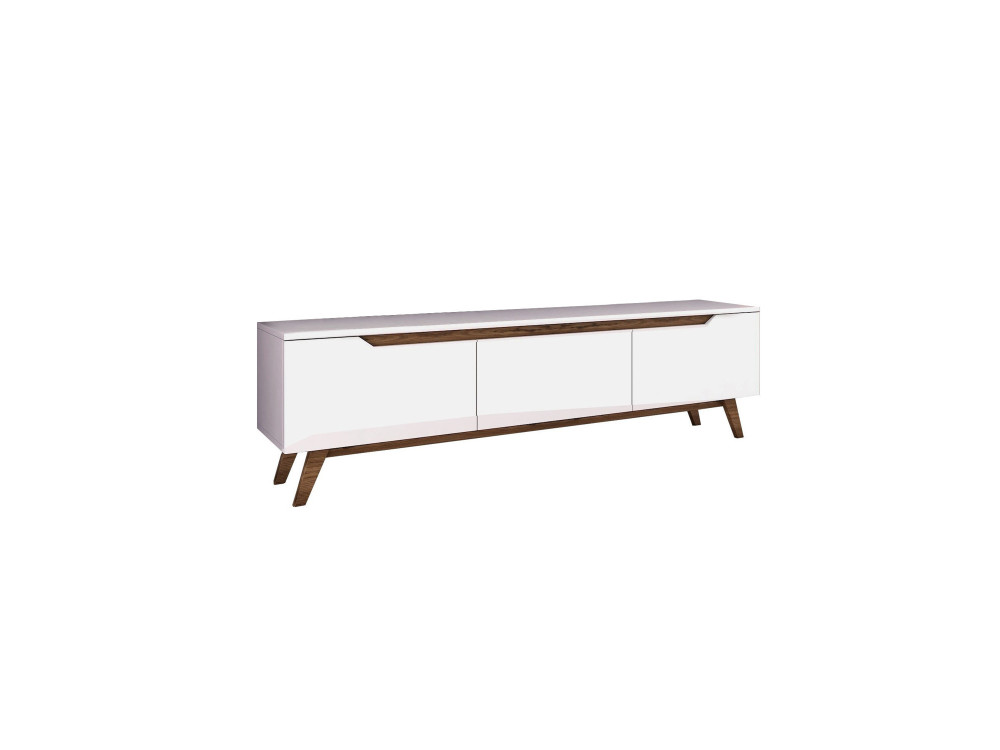 Porta TV in legno "Digi" - 180 x 35 x 48 cm - Marrone