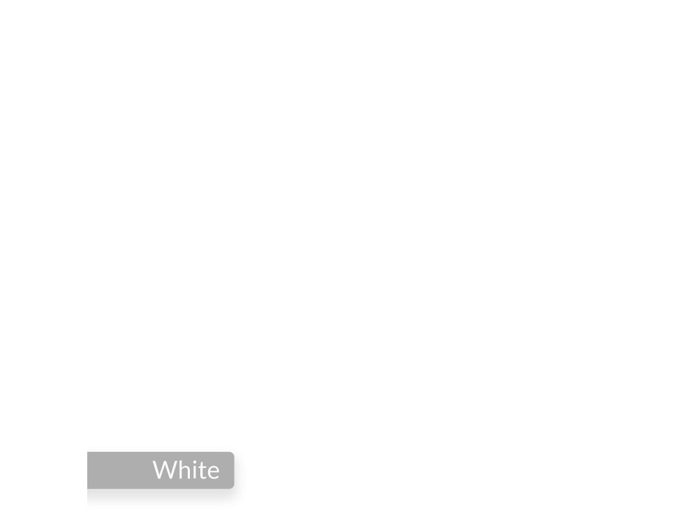 Porta TV in legno "Viva" - 95 x 35 x 45 cm - Bianco