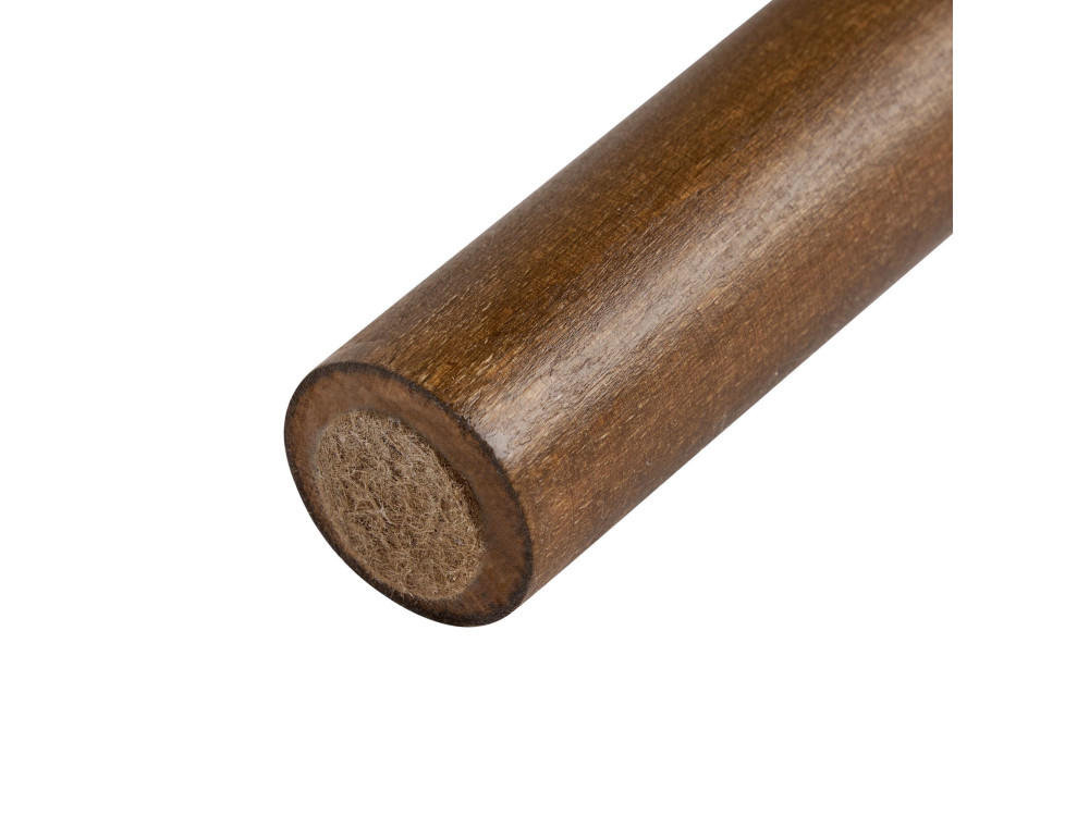 Tavolo da pranzo allungabile in legno "Viona" 100 x 100 x 75 cm - Travertino