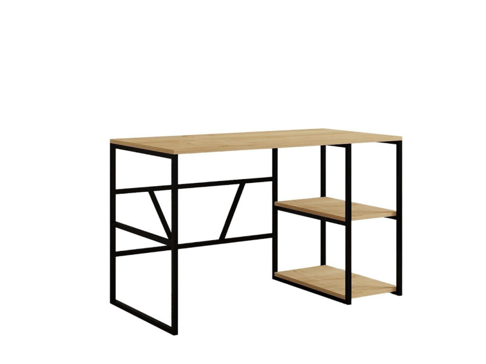 Scrivania in legno "Caste" - 120 x 60 x 74 cm - Beige