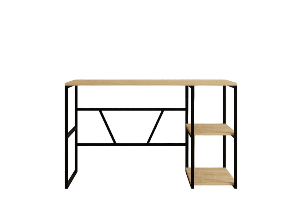 Scrivania in legno "Caste" - 120 x 60 x 74 cm - Beige