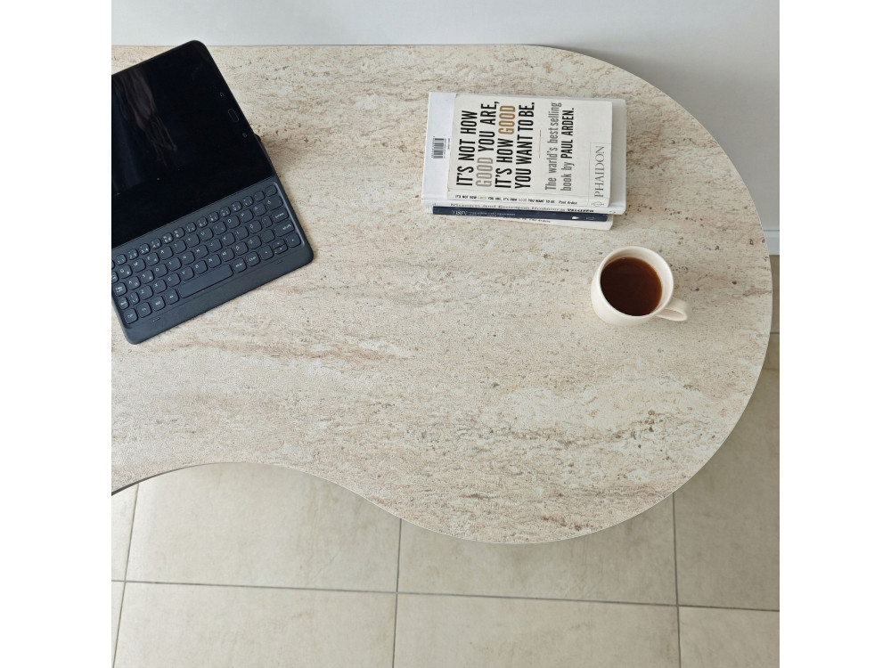 Scrivania in legno "Infini" - 120 x 60 x 75 cm - Travertino